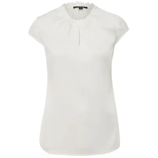Comma, Satinbluse Weiß 38