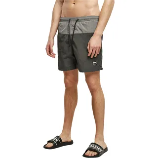 Urban Classics Block Swim Shorts Männer Badeshort schwarz Activewear, Basics, Sport, Streetwear