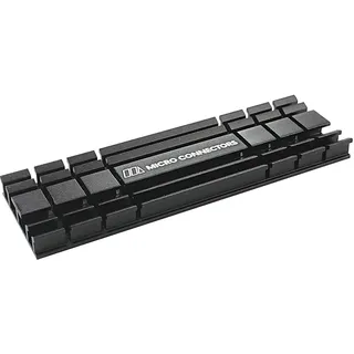 MICRO CONNECTORS M.2 2280 SSD Low-Profile Heat Sink Kit Cooling Black (NGFFM2-HS804-BK)