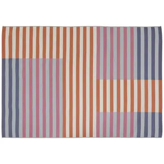Atmosphera Createur d ́interieur AUßENTEPPICH Streifenmuster , Multicolor, Blau , Textil , 120x170 cm , Teppiche und Böden, Teppiche, Outdoorteppiche