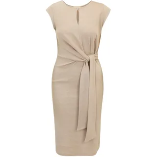 Cartoon Jerseykleid Mini Silber 44