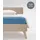 Spannbettlaken Mako-Jersey 120 x 200 cm blau