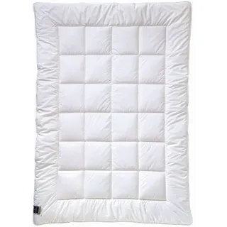 Billerbeck Winterdecke , Weiß , Textil , Füllung: Polyester , 135x200 cm , Textiles Vertrauen - Oeko-Tex®, Hohenstein, Made in Germany, Oeko-Tex® Standard 100 , für Hausstauballergiker geeignet, temperaturausgleichend, feuchtigkeitsregulierend, strapazierfähig, weich und anschmiegsam , Heimtextilien, Kopfpolster & Bettdecken, Bettdecken, Winterdecken