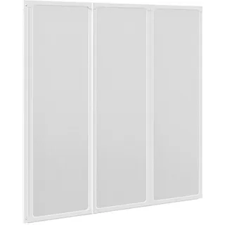 vidaXL Duschwand 141 x 132 cm 3 Paneele Faltbar
