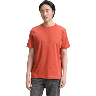 TOM TAILOR T-Shirt mit Brusttasche, Tarmac Grey White Injected, XXXL