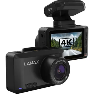 LAMAX T10 Dashcam mit GPS Blickwinkel horizontal max.=170 ° Datenanzeige im Video, G-Sensor, WDR, Schleifenaufzeichnung,