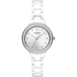 Emporio Armani DRESS Quarz Weiß 32 mm AR70013
