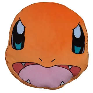 HÔMADICT - Pokémon Kissen – Glumanda – dekoratives Zubehör – weich und flauschig – 40 x 35 cm – offizielles Lizenzprodukt