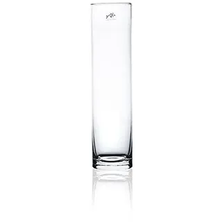 Sandra Rich Blumenvase, Dekoglas CYLI zylindrisch rund H. 40cm D. 10cm Glas