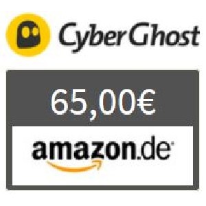CyberGhost VPN 27 Monate nur 67,76€ &amp; 65 € Bonus als Amazon Gutschein