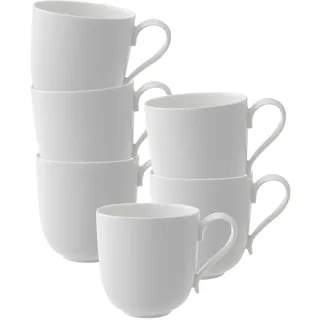 Villeroy & Boch Kaffeetasse 0,26 l Weiß 6 St.