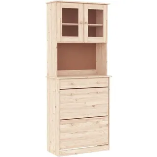 vidaXL Highboard ALTA 77x35x188 cm Massivholz Kiefer