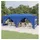 Faltpavillon 6 x 3 m inkl. 2 Seitenteile Blau