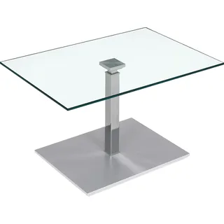vierhaus Beistelltisch auf Rollen höhenverstellbar silber 90 x 47 x 60 cm