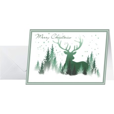 Bild von 25 SIGEL Weihnachtskarten Christmas Forest DIN A6