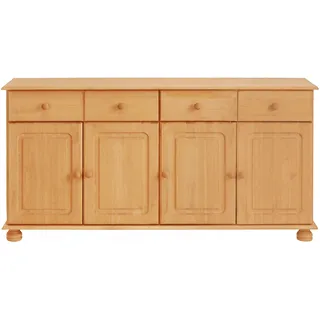 Home affaire Sideboard »Mette«, Kommode aus massivem Kiefernholz, Breite 156 cm Home affaire natur gebeizt/gewachst