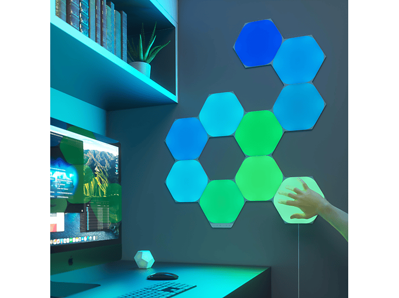 Bild von Shapes Hexagons LED Panel Erweiterungspack 3x 2W (NL42-0001HX-3PK)