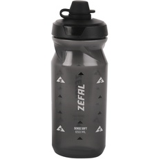 Bild ZEFAL Sense Soft 65 No Mud Wasserflasche – Trinkflasche Fahrrad - Rauchschwarz - 650 ml – Rennrad Trinkflasche – MTB Radflasche