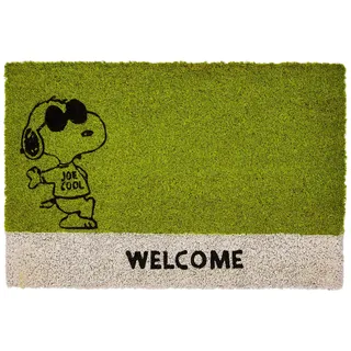 Brunch Time Fußmatte Peanuts grün