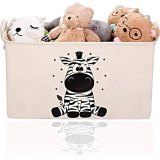 Rechteckige Kinderspielzeugbox mit Deckel - Faltbare Aufbewahrungsbox - Große Spielzeugkiste für Kinder - Platzsparender stabiler Stoff