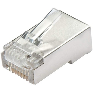 Lindy RJ45 Stecker STP Cat.5e 62406 Stecker, gerade Polzahl 8 Transparent