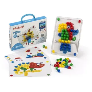 Miniland Pegs Grundschule 20 Mm 100 Einheiten - Multicolor - One Size