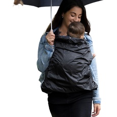 Hoppediz Regenschutz Tragecover, Universal Cover für Babytrage und Tragetuch, anthrazit