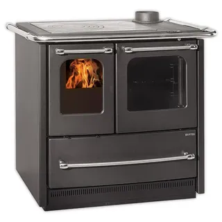 La Nordica-Extraflame La Nordica Küchenofen | SOVRANA EASY.16 | 7,5 kW | Anthrazit-Schwarz