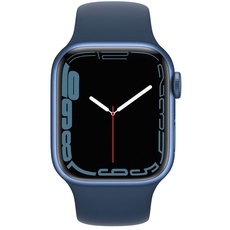 Bild von Watch Series 7 GPS + Cellular 41 mm Aluminiumgehäuse blau, Sportarmband abyssblau