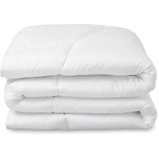 Tempur Luxe Duo-Decke, 155 x 200 cm, 355 GSM, besonders leichte und atmungsaktive Ganzjahresdecke, Weiß