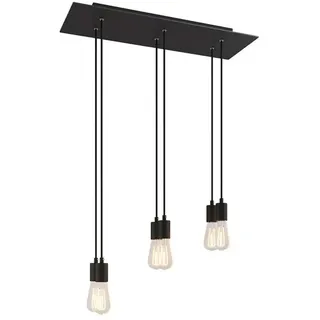 Creative Cables Rose-one Xxl 6 Falls With Light Bulb Hängelampe - Matte Black - One Size