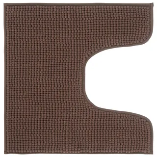 Esposa Badematte , Taupe , Textil , Uni , 50x50 cm , für Fußbodenheizung geeignet, rutschhemmend , Heimtextilien, Badtextilien, Badematten