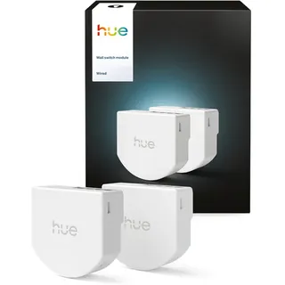 Philips Hue Wall switch module wired 2 pack