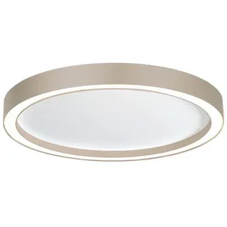 Bopp Led-Deckenleuchte , Weiß, Taupe , Metall , 4 cm , Made in Germany , Lampen & Leuchten, Innenbeleuchtung, Smart-Home-Lampen, Smart Home Deckenleuchten