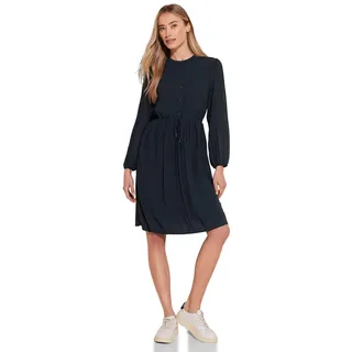 STREET ONE Damen A143952 Plissee Kleid, Blau, 44