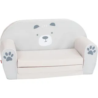 Knorrtoys Kindersofa Bär Paul 77 x 34 x 42 cm weiß
