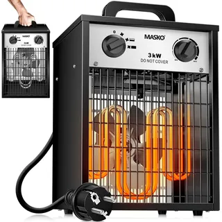 Elektroheizer 3 KW weiß