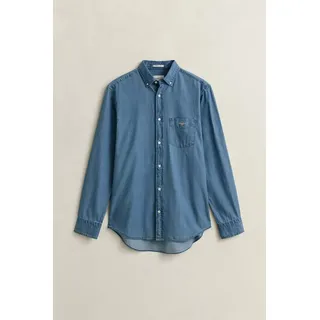 GANT Indigoblaues Regular-Fit-Hemd 3000400