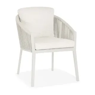 Suns Avero Dining Chair Rope/Aluminium Camel Sand inkl. Sitz-und Rückenkissen