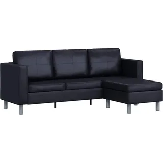 VidaXL 241979, Schwarz, Baumwolle, Polyester, 1880 mm, 1220 mm, 770 mm, 168,5 cm - Schwarz