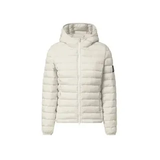 ECOALF für Damen. MCWGAJKATLAN0987S26-998 Mantel Atlantic beige (S), Lässig, Recyceltes Polyester, Nachhaltig
