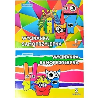 Selbstklebendes Farbpapier A5/8K (20 Stück)