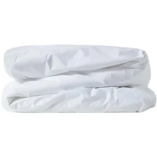 Homescapes Wasserdichter Bettbezug 260 x 220 cm Weiß