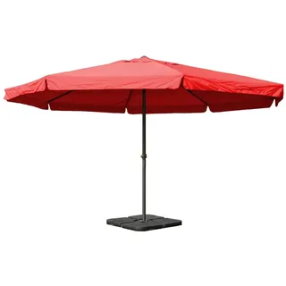 Mendler Meran Pro Ø 500 cm bordeaux inkl. Ständer