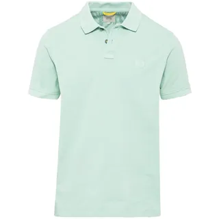 camel active Herren Piqué Poloshirt aus Reiner Baumwolle Türkis, menswear-3XL