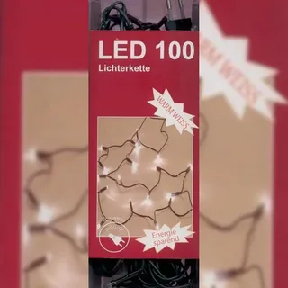 Buri Lichterkette 100LED warmweiß Weihnachtsbaumbeleuchtung Weihnachtsdeko Partylicht
