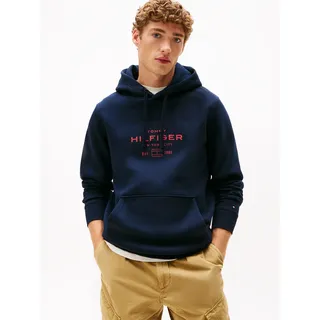 Tommy Hilfiger Oval Graphic Hoodie Desert Sky XXL