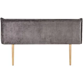 Idimex Kopfteil Ovio 160x190 cm grau
