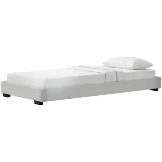 Corium - Weiß , Textil , 90x200 cm , Schlafzimmer, Betten, Polsterbetten