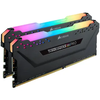 Vengeance RGB PRO schwarz DIMM Kit 16GB DDR4-2933, CL16-18-18-36 (CMW16GX4M2Z2933C16)